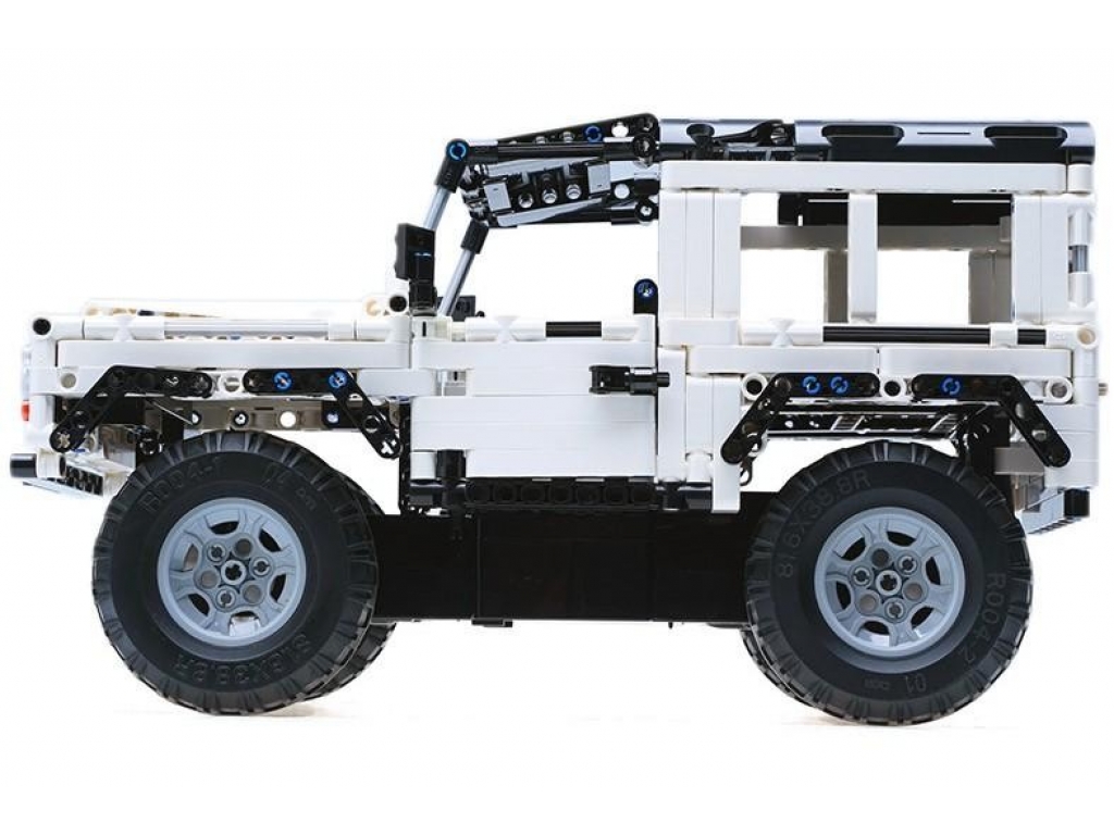mouw defect In zoomen bestuurbare auto voor beginners: Radiografische bestuurbare Land Rover  Jeep, met bouwstenen van LEGO!