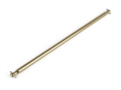04003 middelste aandrijfas aluminium gun metal geanodiseerd