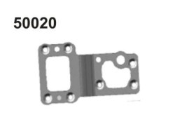 50020 Plaat midden diff. oranje