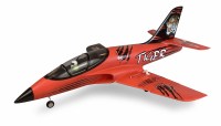 RC Jet Tiger S bestuurbare Jet 55mm EDF PNP rood