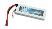 LiPo Akku 2S 7,4V 6500mAh 55C Hardcase, DEANS 