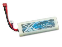 7.4V 3500mAh Hardcase Lipo 20C AM X Racing / DEAN Stecker