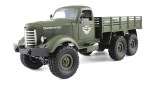 Amerikaanse Militaire vrachtwagen 6WD 1:16 RTR, groen