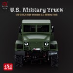 1op16 RC U.S. Militaire vrachtwagen Groen