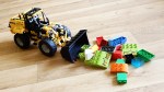 Radiografische shovel van Lego blokken