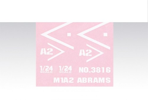 Abrams M1A2 1/24 stickervelset