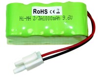 Ni-MH acccu 9.6V 1000mAh 10C | rc cessna 182