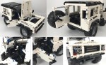 Radiografische bestuurbare Land Rover Jeep, met bouwstenen van LEGO!